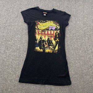 Harley Davidson T Shirt Motorcycle Race Week Bikers Womens Small Texas‎ Black
